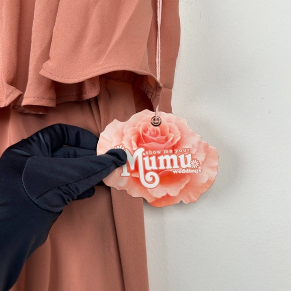 NWT Show Me Your Mumu Caitlin Ruffle Maxi Dress Size XL Wedding - Picture 4 of 12